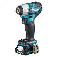TW160DWAE Гайковерт аккумуляторный ударный бесщеточный 12В, 160 Нм, 3/8'' (2х2Ач) Makita 