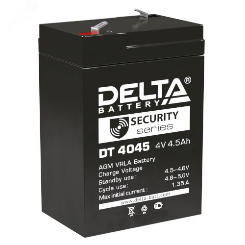 DT 4045 Аккумулятор DT 4В 4.5Ач DELTA  4614010040021
