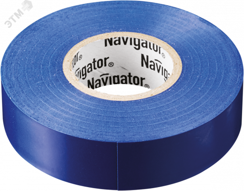 71114 Изолента ПВХ синяя 19мм 20м NIT-A19-20/B Navigator Group  17361