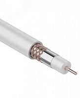 01-2251 Кабель коаксиальный LIGHT RG-6U 75 Ом CCS/Al/Al бухта 100 м бел ProConnect 
