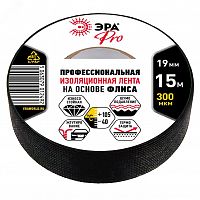 Б0057181 Изолента PROFLEEC1915 на основе флиса 19мм х 15м, 0,3мм черная PRO ЭРА 