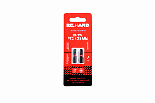 RH25PZ3T Бита для шуруповерта торсионная (ударная) PZ3х25 мм S2, 2 шт. RE:HARD 