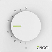 ESIMPLE-230W Терморегулятор непрограммируемый, 230 В, белый накладной ENGO 