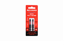 RH50PH1T Бита для шуруповерта торсионная (ударная) PH1х50 мм S2, 2 шт. RE:HARD 