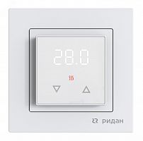 21RT0103R Терморегулятор Ridan Room, с комбинацией датчиков, белый, 16А ДЕВИ 