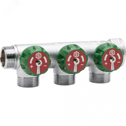 SMB-6850-011203 Коллектор распределительный 1'x3 выхода 1/2' STOUT  RG008UJDJB1NBC