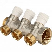 SMB 6851 013403 Коллектор распределительный 1', 3 отвода 3/4'ЕК STOUT  RG008S37S94CA8
