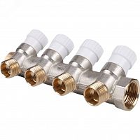 SMB 6851 341204 Коллектор распределительный 3/4', 4 отвода 1/2' STOUT  RG008SFVPM6IB3