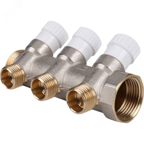 SMB 6851 011203 Коллектор распределительный 1', 3 отвода 1/2' STOUT  RG008SFVPOQQJL