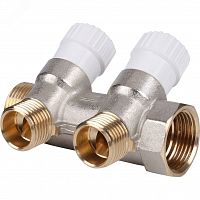 SMB 6851 341202 Коллектор распределительный 3/4', 2 отвода 1/2' STOUT  RG008SFVPBLRSJ