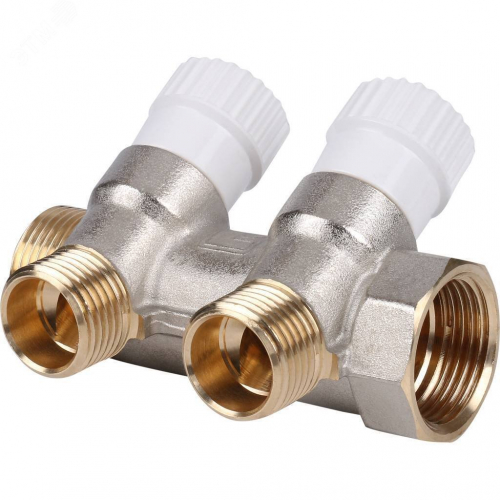 SMB 6851 341202 Коллектор распределительный 3/4', 2 отвода 1/2' STOUT  RG008SFVPBLRSJ