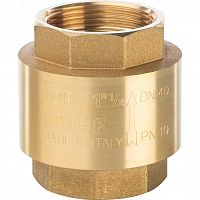 SVC-0002-000040 Клапан обратный пружинный муфтовый 1 1/2' с пластиковым седлом STOUT  RG008Q0JTDG5Q4