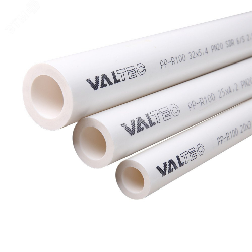VTp.700.0020.25 Труба полипропиленовая 25x4.2 SDR 6 PN 20 PPR белая, хлыст 4м VALTEC  P1V000025