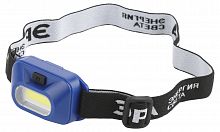 Б0052749 Фонарь налобный светодиодный 3Вт 180Лм IP40 COB 4 режима на батарейках 3xAAA (в комплект не входят) Атлант GB-707