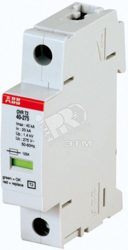 OVR T2 40 275 Ограничитель перенапряжения 2CTB804201R0100