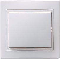 EVK10-K01-10-DM KVARTA Выключатель 1-клавишный 10А ВС10-1-0-КБ белый GENERICA