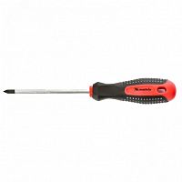 11438 Отвертка Fusion, PH1х100 мм, CrV, 3к рукоятка  anti slip