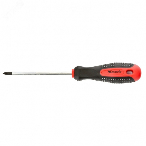 11438 Отвертка Fusion, PH1х100 мм, CrV, 3к рукоятка  anti slip