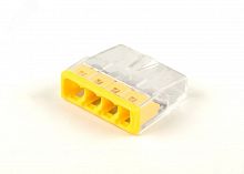 LD2273-204 Клемма монтажная 4-проводная для 1-жильного проводника, 32390