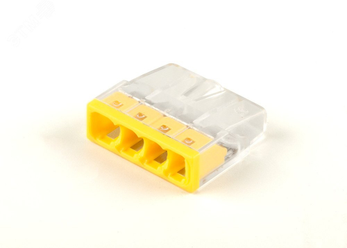 LD2273-204 Клемма монтажная 4-проводная для 1-жильного проводника, 32390