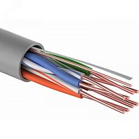 01-0043-3 Витая пара U/UTP 4PR 24AWG CCA CAT5e PVC IN серый 305 м ProConnect