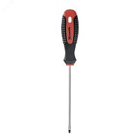11408 Отвертка Fusion, SL3,0х100 мм, CrV, 3к рукоятка  anti slip