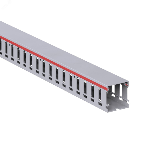 00134RL Короб перфорированный RL12 40x40 серый QUADRO