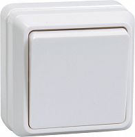 EVO10-K01-10-DC OKTAVA Выключатель 1-клавишный для открытой установки 10А ВС20-1-0-ОБ белый GENERICA