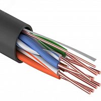 01-0045-3 Витая пара U/UTP 4PR 24AWG CCA CAT5e PE OUT черный 305 м
