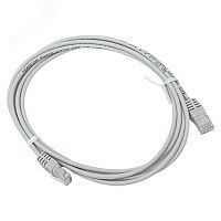 TRC-5EUTP-PVC-2M-GY Патч-корд TERACOM Cat.5E (1Гбит/с) неэкранированный UTP оболочка PVC серый (2м)