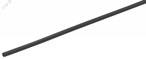 UDR10-002-001-001-K02-G Трубка термоусадочная ТТУ 2/1 черная 1м GENERICA