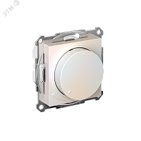 ATN000423 ATLASDESIGN СВЕТОРЕГУЛЯТОР (диммер) повор-нажим, LED, RC, 400Вт, мех., ЖЕМЧУГ