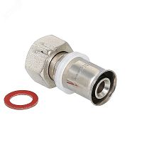 VTm.222.N.001604 Соединитель пресс 16х1/2' с накидной гайкой VALTEC  IV2221604