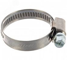 H40-60ECO42 Хомут червячный 40-60/9 W2 нержавеющая сталь 1Л 40-60-7 Н ГОСТ 28191-89