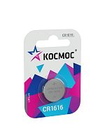 KOCR16161BL Элемент питания литиевый CR1616 1хBL (блист.1шт) КОСМОС 