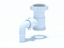 M110 Отвод для стиральной машины АНИ 1 1/2'x1 1/2' АНИ пласт 