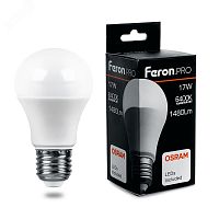 LB-1017 38040 Лампа светодиодная LED 17вт Е27 дневной .PRO FERON 