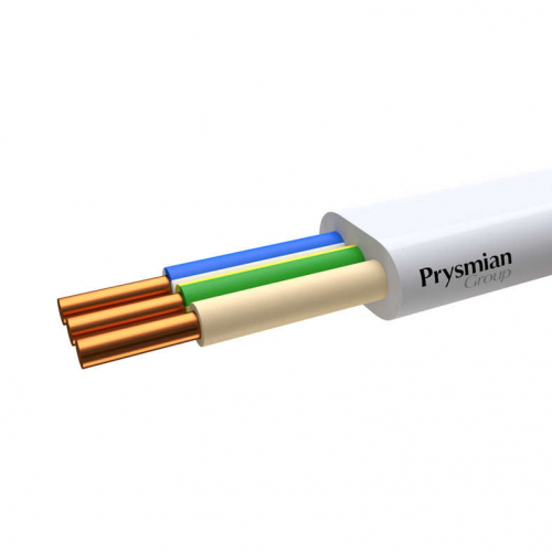 0703050201 Провод ПВВП 3х2.5 Б (бухта) (м) РЭК-PRYSMIAN 