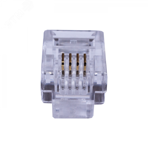10-0229 Коннекторы 4P4C (Телефонные разъемы) (RJ-11) Уп. 100шт.