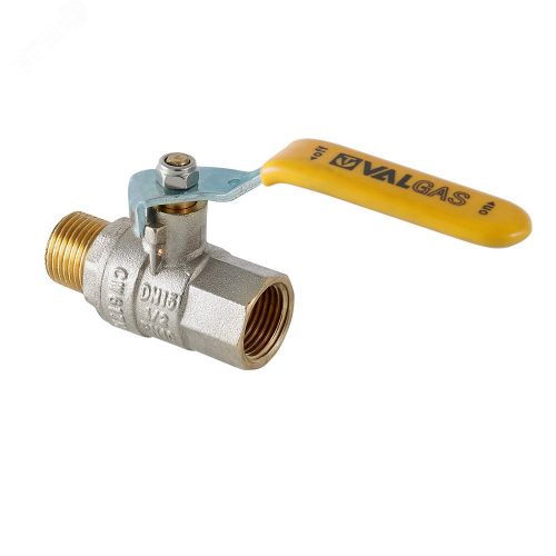 VT.272.N.04 Кран шаровой газовый 1/2' ВН рукоятка VALGAS VALTEC  CVT027204