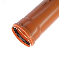 220050 Труба канализационная 110x5000 мм KGEM SN4 ПВХ наружная Ostendorf 