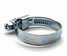 H32-50ECO41 Хомут червячный 32-50/9 W1 оцинкованная сталь 1Л 32-50-7 ГОСТ 28191-89