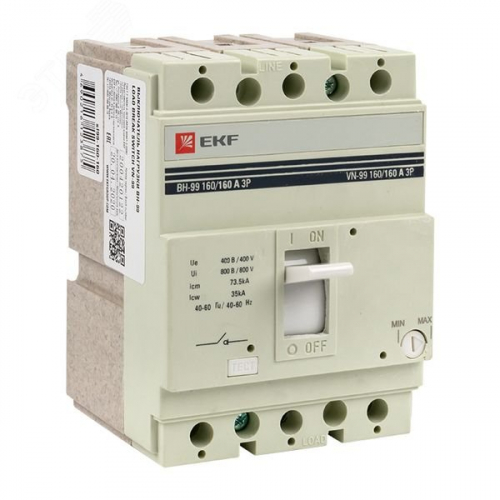sl99-160-160 Выключатель нагрузки 3п ВН-99 160/160А EKF 