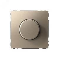 GAL000523 Светорегулятор поворотно-нажимной (диммер) ArtGallery LED RC 400Вт механизм шампань SE 