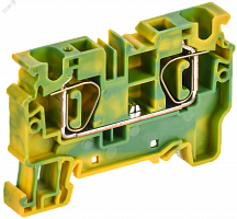 AF-CT41-00-K52-006 Клемма пружинная проходная заземляющая CX6 PE 6кв.мм ARMAFIX IEK 