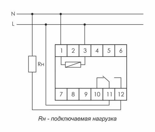 EA02.001.003 Реле времени PCR-513 8А 230В 1 перекл. IP20 задержка включ. монтаж на DIN-рейке F&F  фото 2