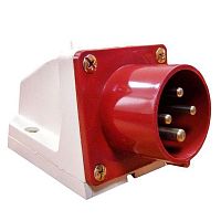 ps-524-32-380 Вилка стационарная 524 32А 3P+PE 380В IP44 EKF 