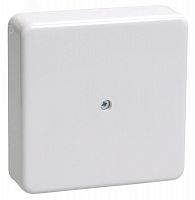 UKO10-075-075-020-k01 Коробка распаячная ОП 75х75х20 IP40 КМ41212-01 (6 клем. 6кв.мм) бел. IEK UKO10-075-075-020-K01