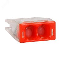 351060 Клемма строительно-монтажная OptiKit СМК 2273-242 (с пастой) 2 отверстия 0.5-2.5кв.мм КЭАЗ 