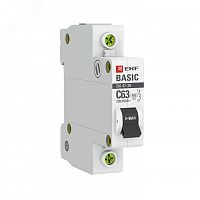 mcb4729-1-06C Выключатель автоматический модульный 1п C 6А 4.5кА ВА 47-29 Basic EKF 